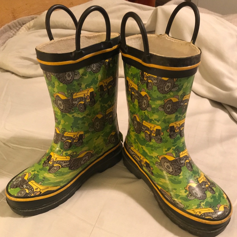 Toddler boy rain boots